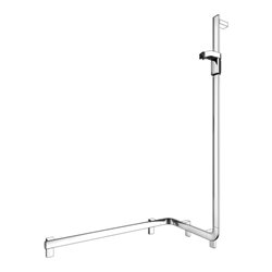 Keuco Duschhandlauf AXESS verchromt, 850mm, m Brausestange, re Ausf