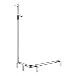 Keuco Duschhandlauf AXESS verchromt, 850mm, m Brausestange, re Ausf