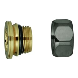 Grohe Anschlussverschraubung 45044 1/2' hard graphite gebürstet