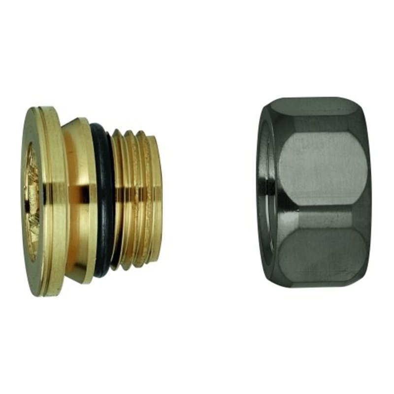 Grohe Anschlussverschraubung 45044 1/2' hard graphite gebürstet