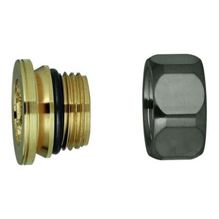 Grohe Anschlussverschraubung 45044 1/2' hard graphite gebürstet