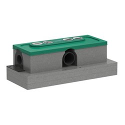 hansgrohe uBox universal Ablaufgehäuse DN 50, für Standardinstallation