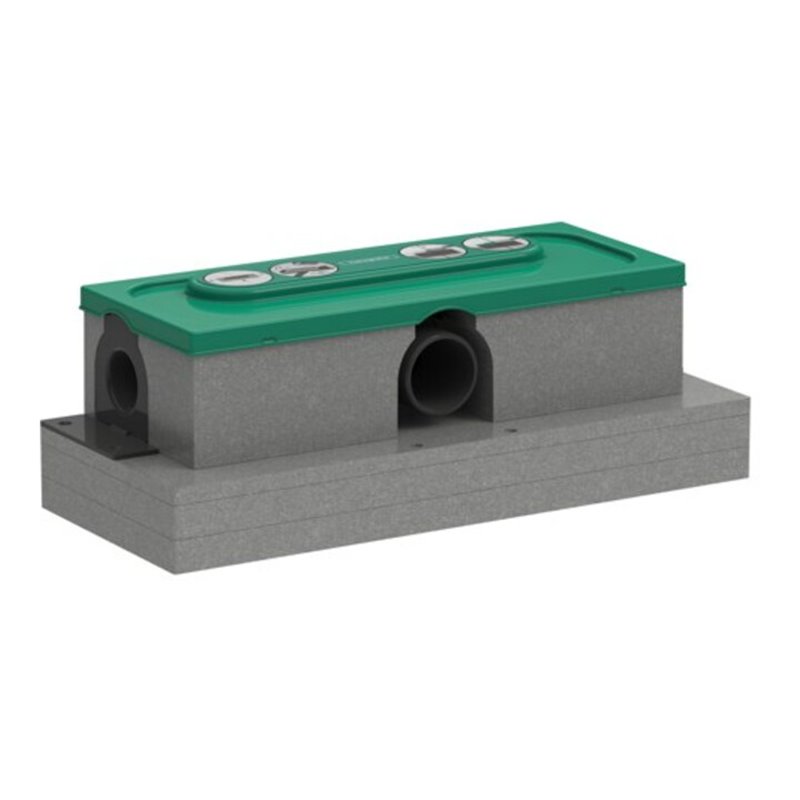 hansgrohe uBox universal Ablaufgehäuse DN 50, für Standardinstallation