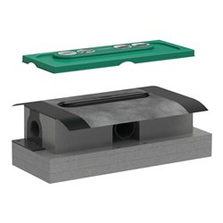 hansgrohe uBox universal Ablaufgehäuse DN 50, für Standardinstallation