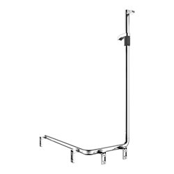 Keuco Duschhandlauf AXESS verchromt, 850mm, m Brausestange, li Ausf