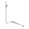 Keuco Duschhandlauf AXESS verchromt, 850mm, m Brausestange, li Ausf