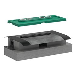 hansgrohe uBox universal Ablaufgehäuse DN 40, für flache Installation