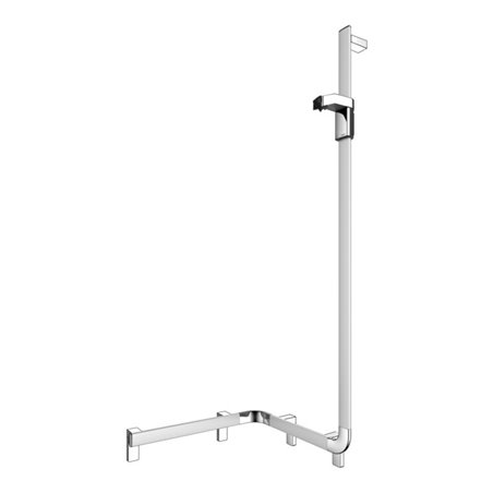 Keuco Duschhandlauf AXESS AL si-el/vc, 550mm, m BrSt, re Ausf