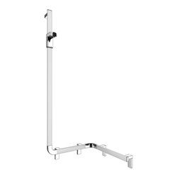 Keuco Duschhandlauf AXESS AL si-el/vc, 550mm, m BrSt, li Ausf