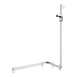 Keuco Duschhandlauf AXESS AL si-el/vc, 850mm, m BrSt, re Ausf