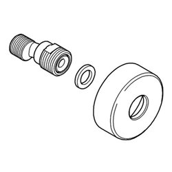 Grohe S-Anschluss 12662 nickel gebürstet