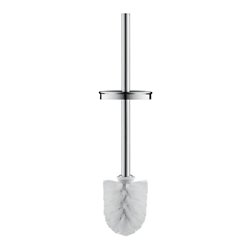 Duravit Bürstengarnitur D-Code 8,9x38,5x8,9cm, bodenstehend, chrom