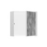 hansgrohe XtraStoris Rock Wandnische 300x300x140mm, m befl. Tür, mattweiß