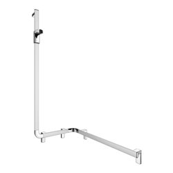Keuco Duschhandlauf AXESS AL si-el/vc, 850mm, m BrSt, li Ausf