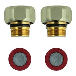 Grohe Rückflussverhinderer 47189 2 Stück nickel gebürstet