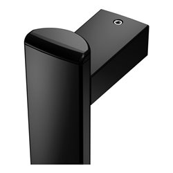 Keuco Duschhandlauf AXESS sw m, 550mm, m Brausestange, re Ausführung