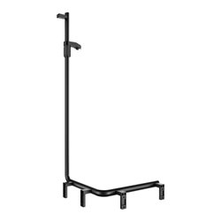 Keuco Duschhandlauf AXESS sw m, 550mm, m Brausestange, re Ausführung