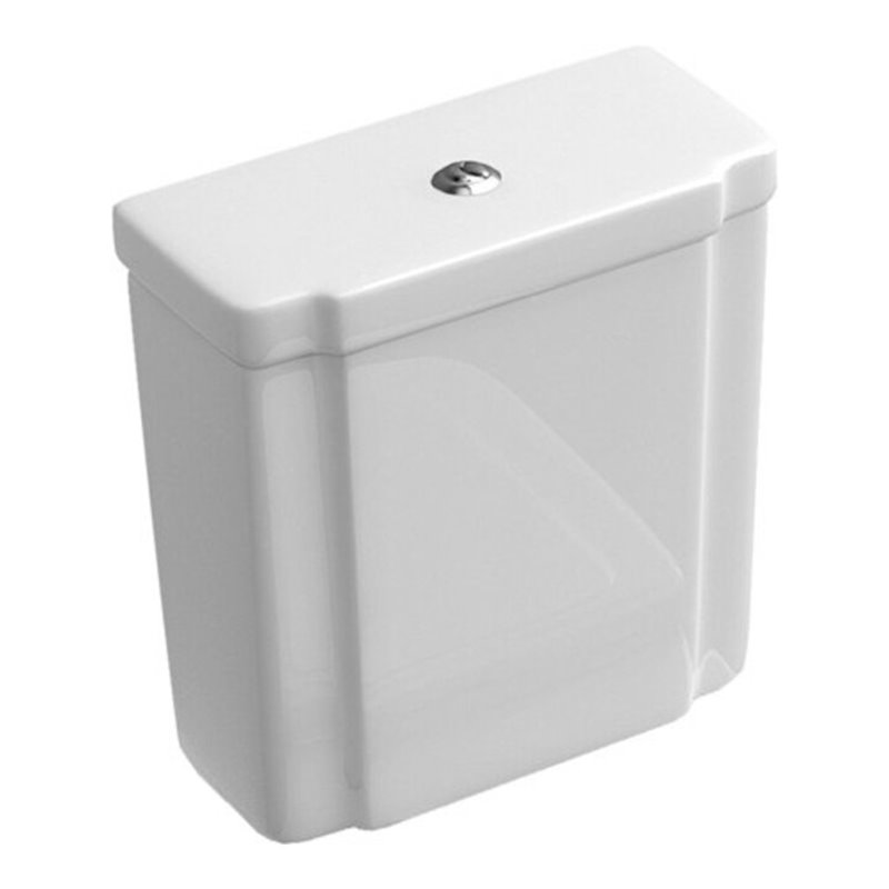 V&B Spülkasten Hommage IG verchromt, P bla C+, m DUO-Taste