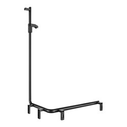 Keuco Duschhandlauf AXESS sw m, 850mm, m Brausestange, re Ausführung