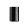 hansgrohe XtraStoris Rock Wandnische 150x300x140mm, m befl. Tür, mattschwarz