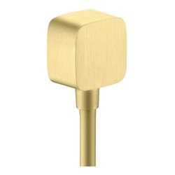 hansgrohe Schlauchanschluss Fixf Softc Axor mit Rückflussverhinderer, brushed brass