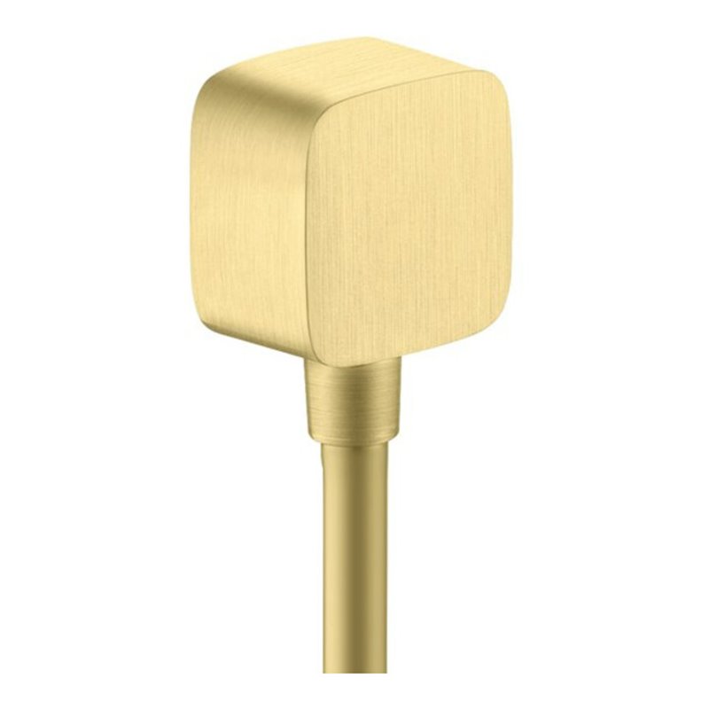 hansgrohe Schlauchanschluss Fixf Softc Axor mit Rückflussverhinderer, brushed brass
