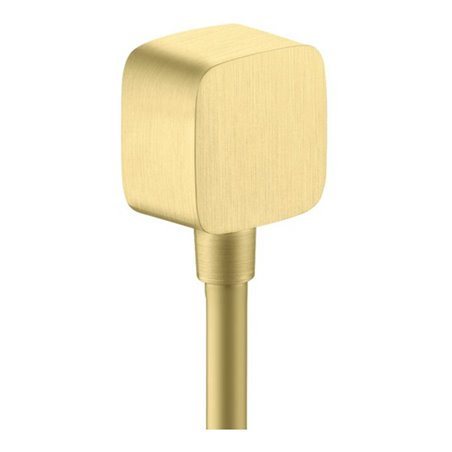hansgrohe Schlauchanschluss Fixf Softc Axor mit Rückflussverhinderer, brushed brass