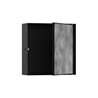 hansgrohe XtraStoris Rock Wandnische 300x300x100mm, m befl. Tür, mattschwarz