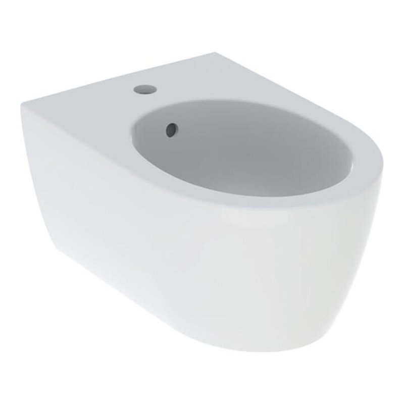 Geberit Wand-Bidet iCon geschl. F., mit Überlauf, weiß KeraTect