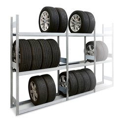 Regalwerk BERT-Räderregal Set verzinkt