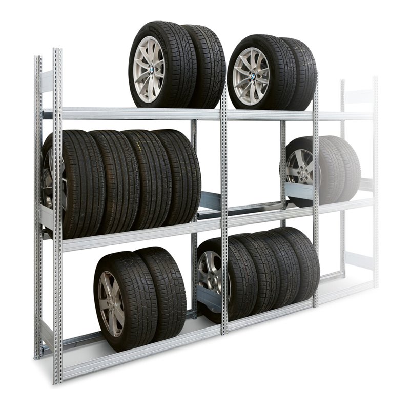 Regalwerk BERT-Räderregal Set verzinkt