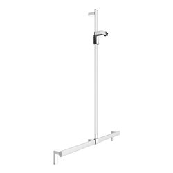 Keuco Duschhandlauf AXESS Alu si-elox/vc, 1150mm, mit Brausestange