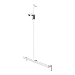 Keuco Duschhandlauf AXESS Alu si-elox/vc, 1150mm, mit Brausestange