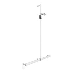 Keuco Duschhandlauf AXESS Alu si-elox/vc, 1150mm, mit Brausestange