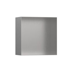hansgrohe Nische XtraStoris Minimalistic 300x300x140mm, RL, Edelstahl Optic