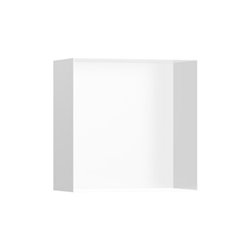 hansgrohe Nische XtraStoris Minimalistic 300x300x140mm, rahmenlos, mattweiß