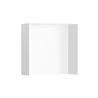hansgrohe Nische XtraStoris Minimalistic 300x300x140mm, rahmenlos, mattweiß