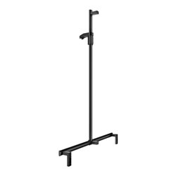 Keuco Duschhandlauf AXESS schwarz matt, 1000mm, mit Brausestange