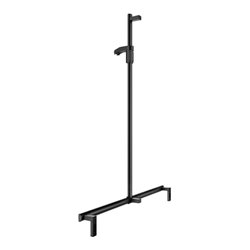 Keuco Duschhandlauf AXESS schwarz matt, 1150mm, mit Brausestange