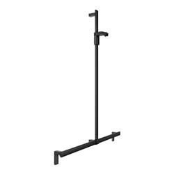 Keuco Duschhandlauf AXESS schwarz matt, 1150mm, mit Brausestange