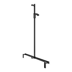 Keuco Duschhandlauf AXESS schwarz matt, 1150mm, mit Brausestange