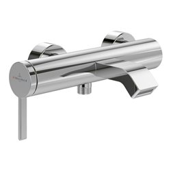 V&B Einhebel-Badewannenarmatur Dawn m Umst, Rückflussschutz, Wandmont., chr