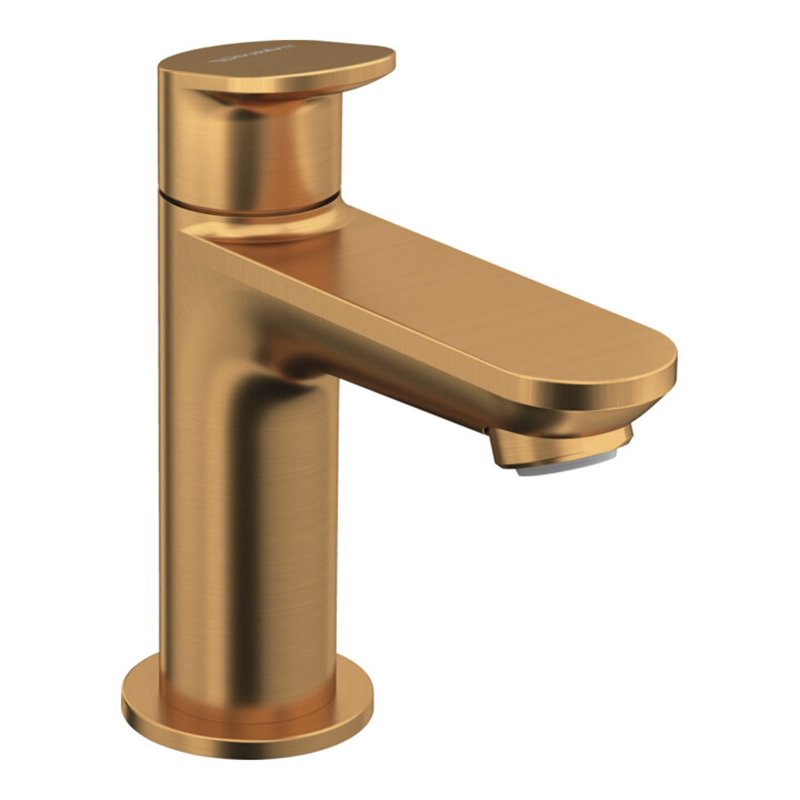 Duravit Standventil Wave Ausladung 90mm, Bronze gebürstet