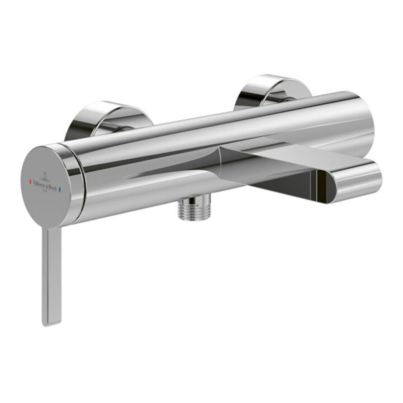 V&B Einhebel-Badewannenarmatur Dawn m Umst, Rückflussschutz, Wandmont., chr