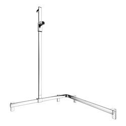 Keuco Duschhandlauf AXESS vc, 850/850mm, m Brausestange, li Ausf