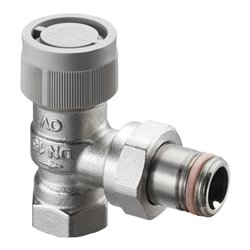 Oventrop Thermostatventil Baureihe AQ DN 15, Eck, selbstdichtend