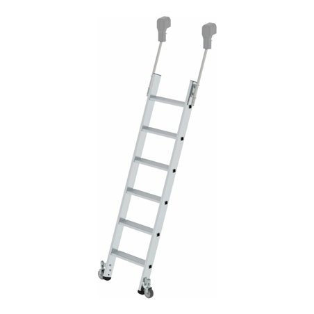 MUNK Aluminium-Regalleiter fahrbar