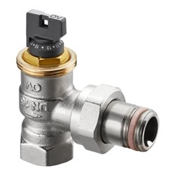 Oventrop Thermostatventil Baureihe AQ DN 15, Eck, selbstdichtend