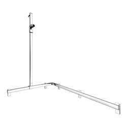 Keuco Duschhandlauf AXESS vc, 1150/850mm, m Brausestange, li Ausf