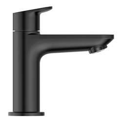 Duravit Standventil Wave Ausladung 90mm, schwarz matt